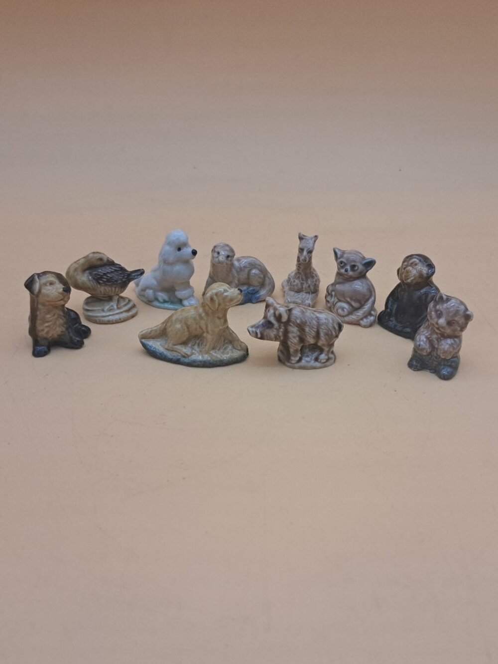 10 Wade Whimsies Animal Figurines Includes Boar